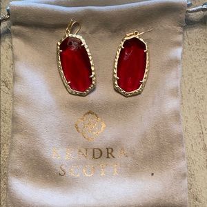 Kendra Scott Danielle Berry/Gold Earrings